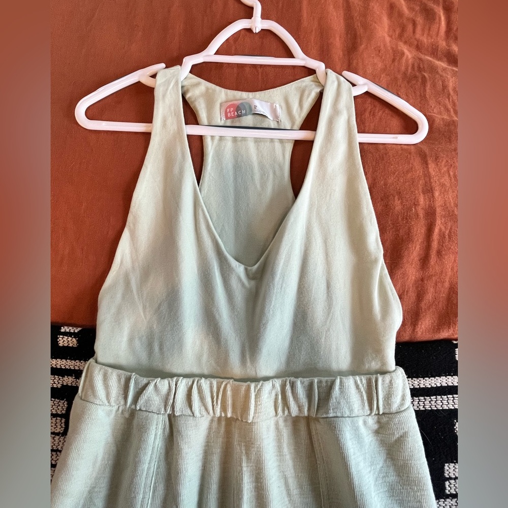 Free People Beach Kyle One Piece Green Jumpsuit Romper - Picture 8 of 16